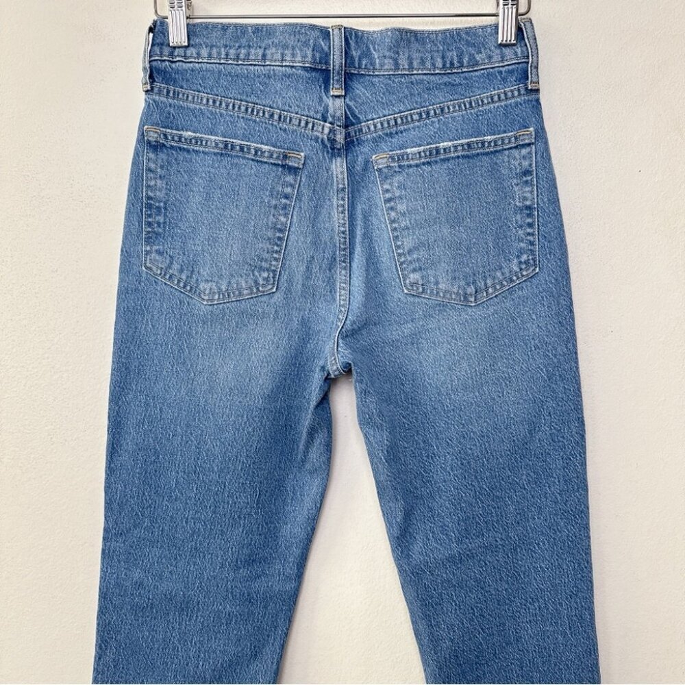 Gap Womens 26 Cheeky High Rise Straight Leg Medium Wash Jeans - Picture 13 of 16